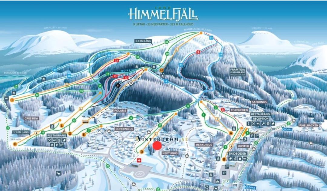 Вилла Vinterdroem Idre Himmelfjaell Экстерьер фото